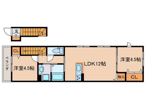 マレカージュの物件間取画像